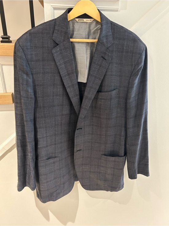 Harry Rosen Other - Harry Rosen Dark/Navy Blue Windowpane Sport Coat